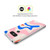 Kierkegaard Design Studio Retro Abstract Patterns Pink Blue Orange Swirl Soft Gel Case for LG K22
