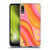 Kierkegaard Design Studio Retro Abstract Patterns Pink Orange Yellow Swirl Soft Gel Case for LG K22