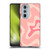 Kierkegaard Design Studio Retro Abstract Patterns Soft Pink Liquid Swirl Soft Gel Case for Motorola Edge X30