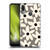 Kierkegaard Design Studio Retro Abstract Patterns Daisy Black Cream Dots Check Soft Gel Case for Motorola Moto E6 Plus