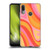 Kierkegaard Design Studio Retro Abstract Patterns Pink Orange Yellow Swirl Soft Gel Case for Motorola Moto E6 Plus