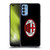 AC Milan Crest Full Colour Black Soft Gel Case for OPPO Reno 4 5G