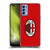 AC Milan Crest Full Colour Red Soft Gel Case for OPPO Reno 4 5G