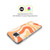 Kierkegaard Design Studio Retro Abstract Patterns Modern Orange Tangerine Swirl Soft Gel Case for Motorola Moto E7 Power / Moto E7i Power
