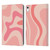 Kierkegaard Design Studio Retro Abstract Patterns Soft Pink Liquid Swirl Leather Book Wallet Case Cover For Apple iPad 10.9 (2022)