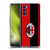 AC Milan Crest Red And Black Soft Gel Case for OPPO Reno 4 Pro 5G