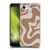 Kierkegaard Design Studio Retro Abstract Patterns Milk Brown Beige Swirl Soft Gel Case for Google Pixel 3