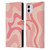 Kierkegaard Design Studio Retro Abstract Patterns Soft Pink Liquid Swirl Leather Book Wallet Case Cover For Apple iPhone 11