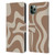 Kierkegaard Design Studio Retro Abstract Patterns Milk Brown Beige Swirl Leather Book Wallet Case Cover For Apple iPhone 11 Pro Max