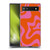 Kierkegaard Design Studio Retro Abstract Patterns Hot Pink Orange Swirl Soft Gel Case for Google Pixel 6a