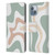Kierkegaard Design Studio Retro Abstract Patterns Celadon Sage Swirl Leather Book Wallet Case Cover For Apple iPhone 14