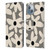 Kierkegaard Design Studio Retro Abstract Patterns Daisy Black Cream Dots Check Leather Book Wallet Case Cover For Apple iPhone 14