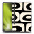 Kierkegaard Design Studio Retro Abstract Patterns Modern Piquet Black Cream Soft Gel Case for Samsung Galaxy Tab S8