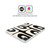 Kierkegaard Design Studio Retro Abstract Patterns Modern Piquet Black Cream Soft Gel Case for Samsung Galaxy Tab S8