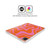 Kierkegaard Design Studio Retro Abstract Patterns Hot Pink Orange Swirl Soft Gel Case for Samsung Galaxy Tab S8 Ultra