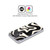 Kierkegaard Design Studio Retro Abstract Patterns Black Almond Cream Swirl Soft Gel Case for Nokia 1.4