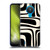 Kierkegaard Design Studio Retro Abstract Patterns Palm Springs Black Cream Soft Gel Case for Nokia 1.4