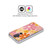 Kierkegaard Design Studio Retro Abstract Patterns Pink Orange Thulian Flowers Soft Gel Case for Nokia 6.2 / 7.2