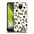 Kierkegaard Design Studio Retro Abstract Patterns Daisy Black Cream Dots Check Soft Gel Case for Nokia C10 / C20