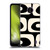 Kierkegaard Design Studio Retro Abstract Patterns Modern Piquet Black Cream Soft Gel Case for Nokia C10 / C20