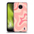 Kierkegaard Design Studio Retro Abstract Patterns Soft Pink Liquid Swirl Soft Gel Case for Nokia C10 / C20