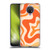 Kierkegaard Design Studio Retro Abstract Patterns Tangerine Orange Tone Soft Gel Case for Nokia G10