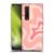 Kierkegaard Design Studio Retro Abstract Patterns Soft Pink Liquid Swirl Soft Gel Case for OPPO Find X2 Pro 5G
