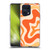 Kierkegaard Design Studio Retro Abstract Patterns Tangerine Orange Tone Soft Gel Case for OPPO Find X5 Pro