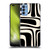 Kierkegaard Design Studio Retro Abstract Patterns Palm Springs Black Cream Soft Gel Case for OPPO Reno 4 5G