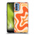 Kierkegaard Design Studio Retro Abstract Patterns Tangerine Orange Tone Soft Gel Case for OPPO Reno 4 5G