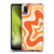 Kierkegaard Design Studio Retro Abstract Patterns Tangerine Orange Tone Soft Gel Case for Samsung Galaxy A02/M02 (2021)