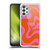 Kierkegaard Design Studio Retro Abstract Patterns Hot Pink Orange Swirl Soft Gel Case for Samsung Galaxy A13 (2022)