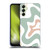 Kierkegaard Design Studio Retro Abstract Patterns Celadon Sage Swirl Soft Gel Case for Samsung Galaxy A14 5G