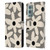 Kierkegaard Design Studio Retro Abstract Patterns Daisy Black Cream Dots Check Leather Book Wallet Case Cover For OnePlus 9