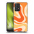 Kierkegaard Design Studio Retro Abstract Patterns Modern Orange Tangerine Swirl Soft Gel Case for Samsung Galaxy A52 / A52s / 5G (2021)