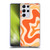 Kierkegaard Design Studio Retro Abstract Patterns Tangerine Orange Tone Soft Gel Case for Samsung Galaxy S21 Ultra 5G