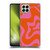 Kierkegaard Design Studio Retro Abstract Patterns Hot Pink Orange Swirl Soft Gel Case for Samsung Galaxy M53 (2022)