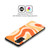 Kierkegaard Design Studio Retro Abstract Patterns Modern Orange Tangerine Swirl Soft Gel Case for Samsung Galaxy S22 5G