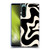 Kierkegaard Design Studio Retro Abstract Patterns Black Almond Cream Swirl Soft Gel Case for Sony Xperia 5 IV