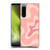 Kierkegaard Design Studio Retro Abstract Patterns Soft Pink Liquid Swirl Soft Gel Case for Sony Xperia 5 IV