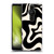 Kierkegaard Design Studio Retro Abstract Patterns Black Almond Cream Swirl Soft Gel Case for Sony Xperia Pro-I