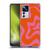 Kierkegaard Design Studio Retro Abstract Patterns Hot Pink Orange Swirl Soft Gel Case for Xiaomi 12T Pro