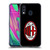 AC Milan Crest Full Colour Black Soft Gel Case for Samsung Galaxy A40 (2019)