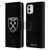 West Ham United FC Crest White Logo Leather Book Wallet Case Cover For Apple iPhone 11