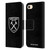 West Ham United FC Crest White Logo Leather Book Wallet Case Cover For Apple iPhone 7 / 8 / SE 2020 & 2022