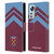 West Ham United FC Crest Graphics Arrowhead Lines Leather Book Wallet Case Cover For Xiaomi 12