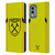 West Ham United FC 2023/24 Crest Kit Away Goalkeeper Leather Book Wallet Case Cover For Nokia X30