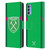 West Ham United FC 2023/24 Crest Kit Home Goalkeeper Leather Book Wallet Case Cover For OPPO Reno 4 5G