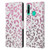 Monika Strigel Animal Print Glitter Pink Leather Book Wallet Case Cover For Huawei P40 lite E