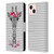 Monika Strigel Flower Giraffe And Stripes Grey Leather Book Wallet Case Cover For Apple iPhone 13